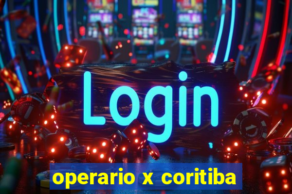 operario x coritiba