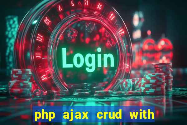 php ajax crud with datatables and bootstrap modals