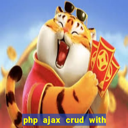 php ajax crud with datatables and bootstrap modals