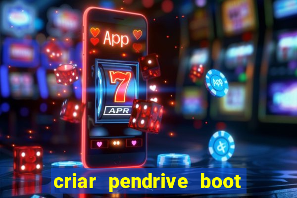 criar pendrive boot windows 10