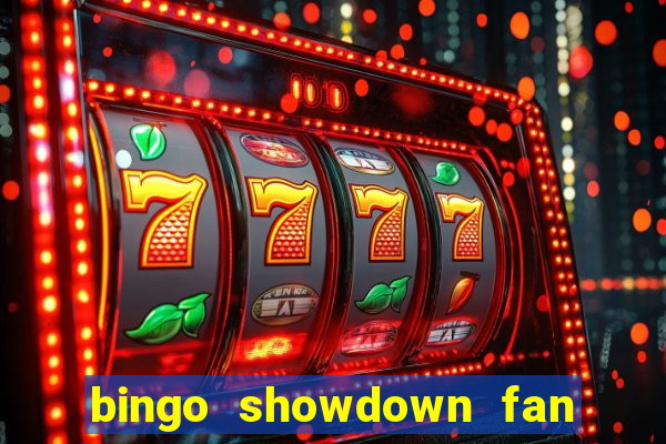 bingo showdown fan page freebies