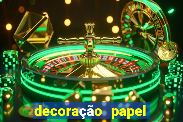 decoração papel crepom torcido