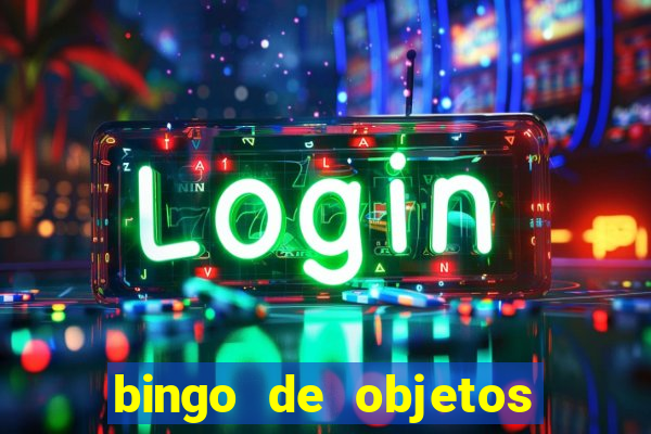 bingo de objetos para imprimir