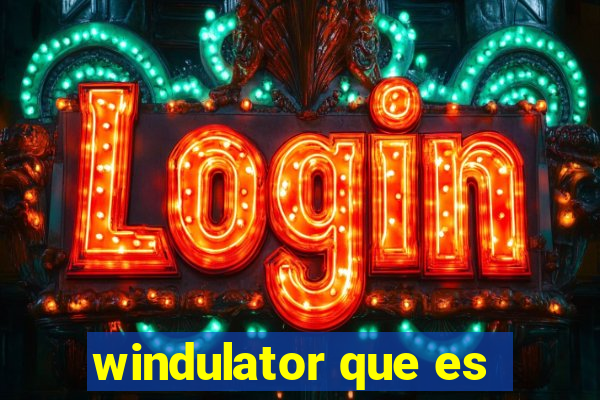 windulator que es