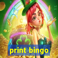 print bingo