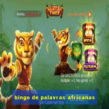 bingo de palavras africanas