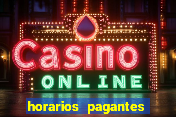 horarios pagantes pg slots