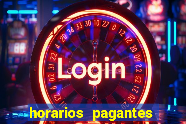 horarios pagantes pg slots