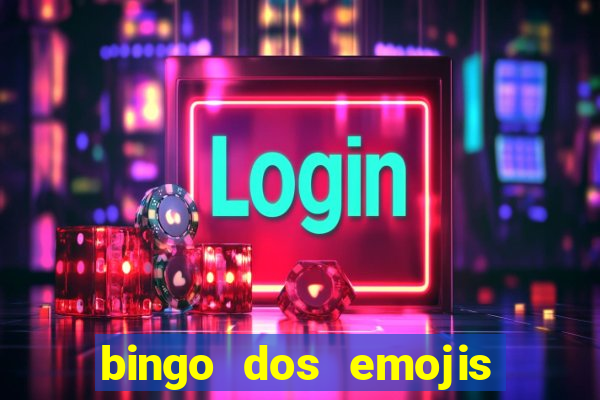 bingo dos emojis para imprimir