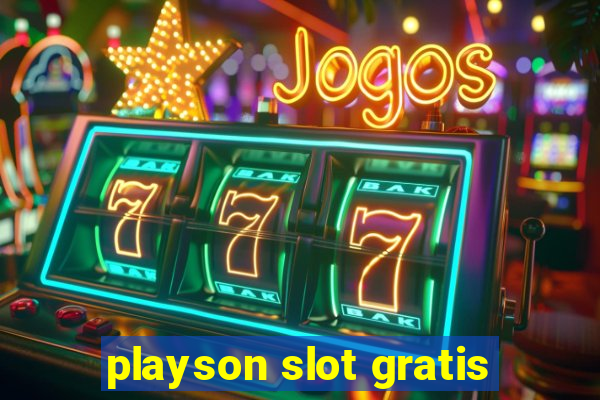 playson slot gratis