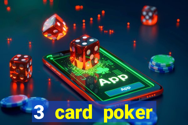 3 card poker casino game