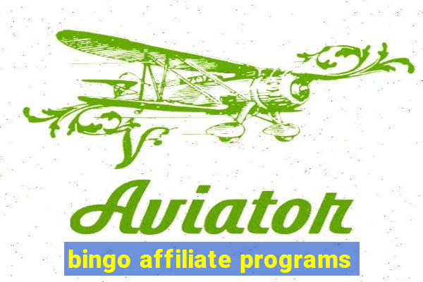 bingo affiliate programs