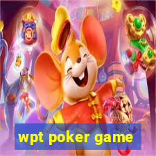 wpt poker game