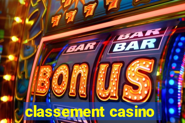 classement casino