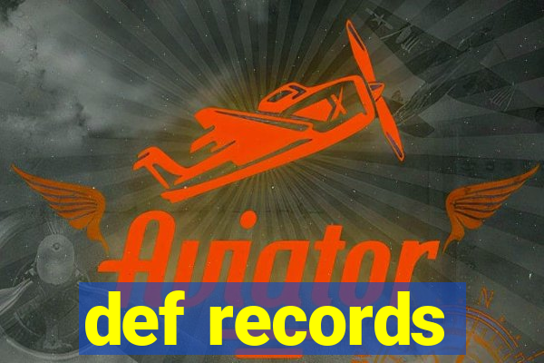 def records