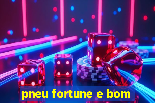 pneu fortune e bom