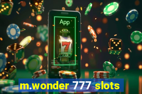 m.wonder 777 slots