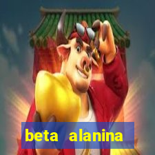 beta alanina aumenta a pressao