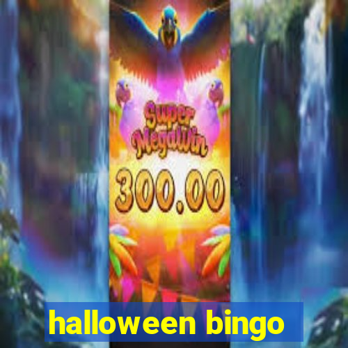 halloween bingo