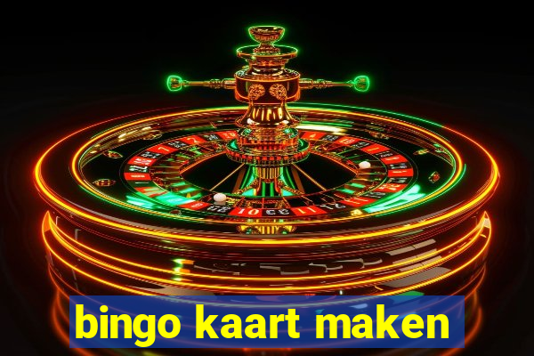 bingo kaart maken