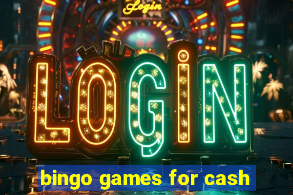 bingo games for cash