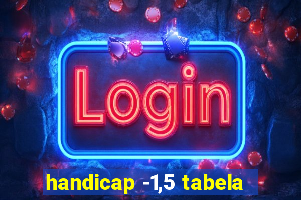 handicap -1,5 tabela