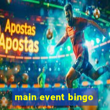 main event bingo