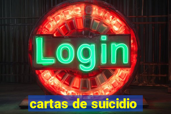 cartas de suicidio