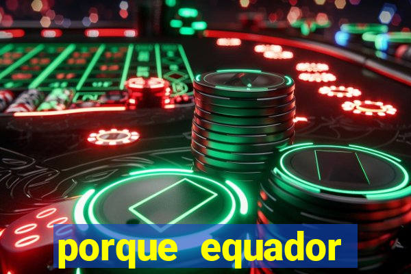 porque equador perdeu 3 pontos