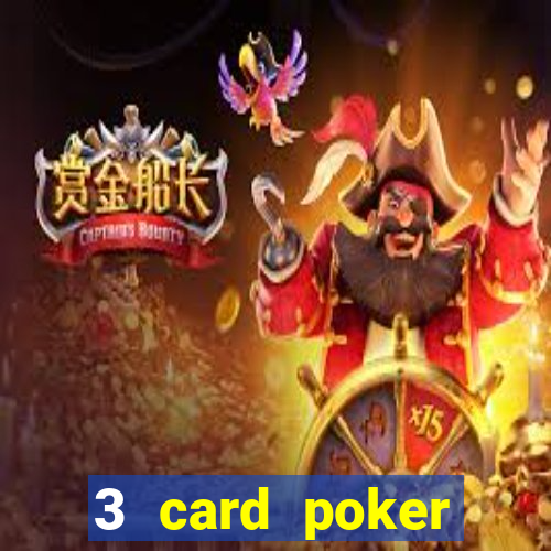 3 card poker online casino