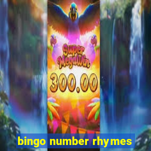 bingo number rhymes