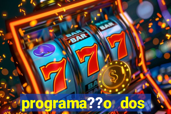 programa??o dos jogos de futebol