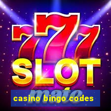 casino bingo codes