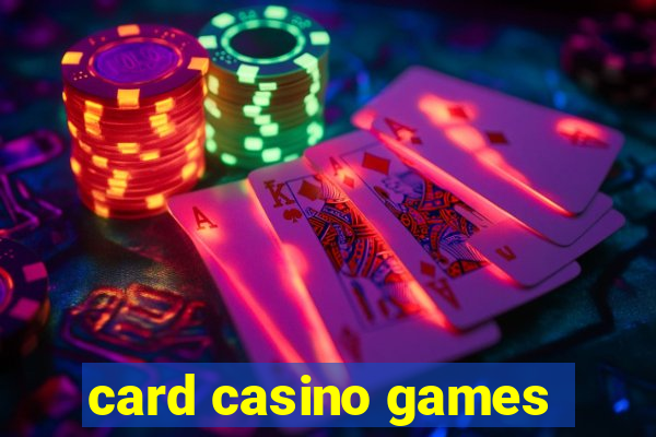 card casino games