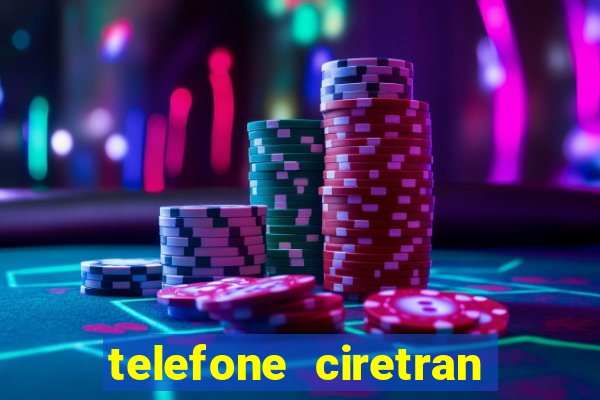 telefone ciretran de cruzeiro sp