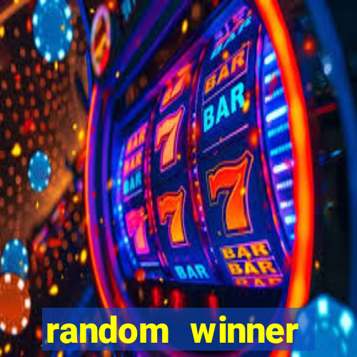 random winner triple play slot