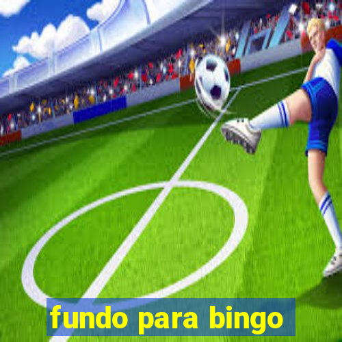 fundo para bingo