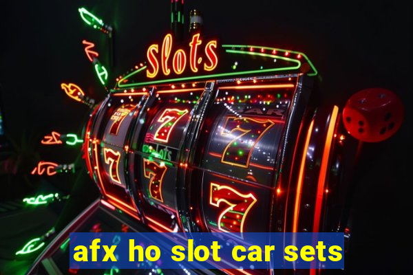 afx ho slot car sets