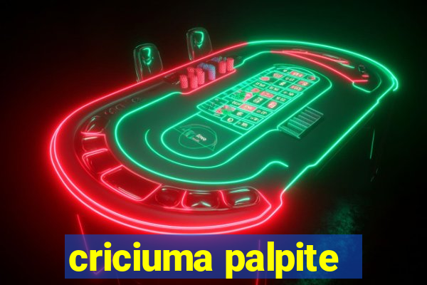 criciuma palpite