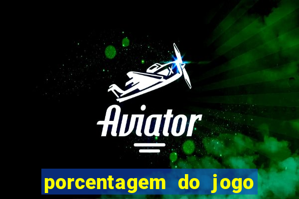 porcentagem do jogo fortune tiger