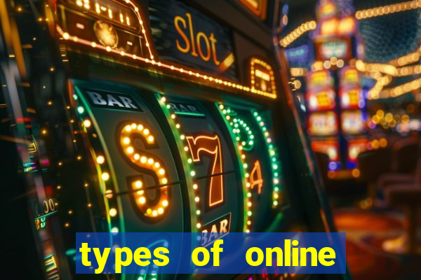 types of online casino games