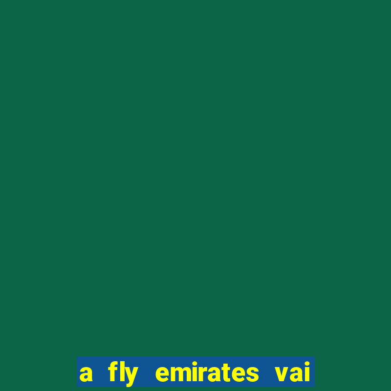 a fly emirates vai patrocinar o flamengo