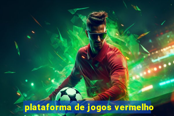 plataforma de jogos vermelho