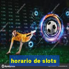 horario de slots