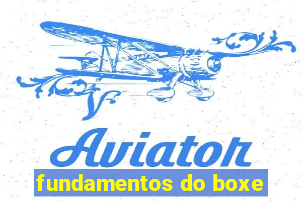 fundamentos do boxe