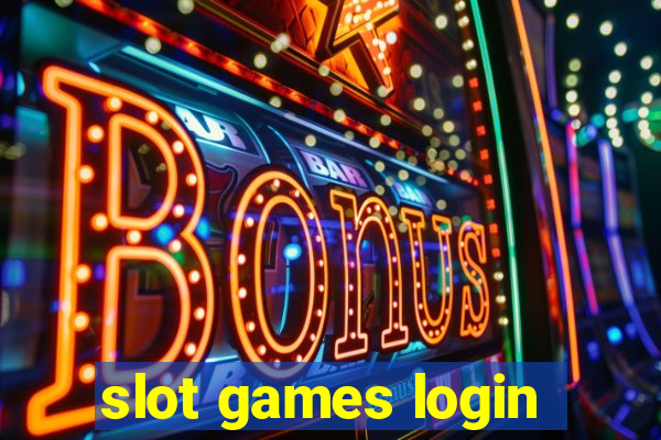 slot games login