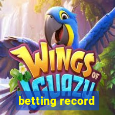 betting record