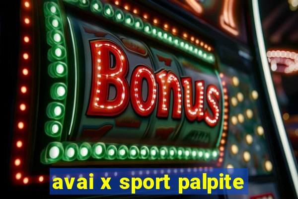 avai x sport palpite