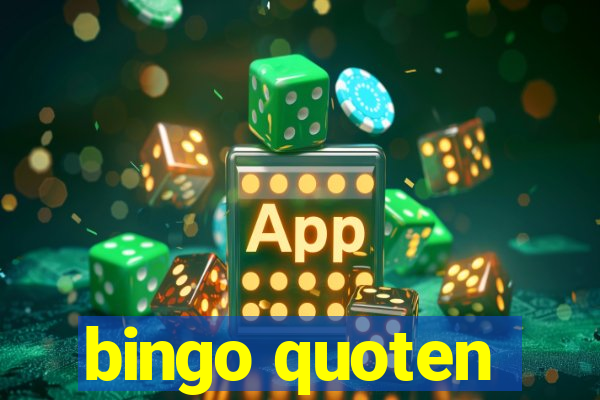 bingo quoten