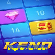 bingo de dinosaurios